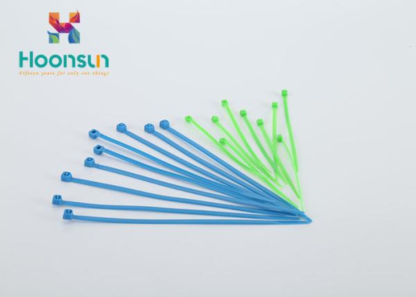 Cable Gland Plastic Accessories Colored Self - Locking Head Nylon Tie CE Certification