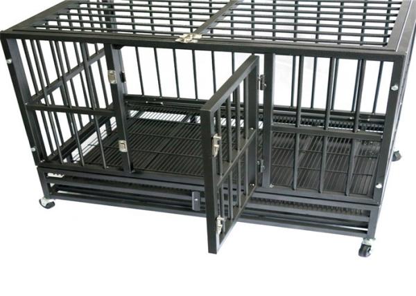 Dog Kennel Cover Double Door Heavy Duty Dog Cages And Crates Large