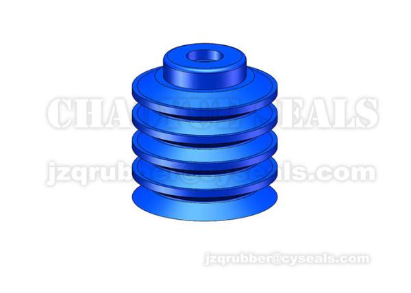 Food Grade Red Industrial Rubber Suction Cups With Germany LFGB Approved