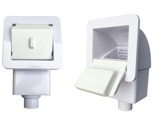 Smart branco 1,5 espumadeira da parede da piscina