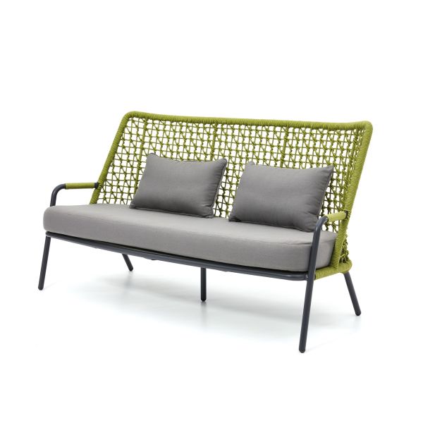 Quick Dry Foam Size Custom Dining Teak Wood Rope Chair for Modern Garden