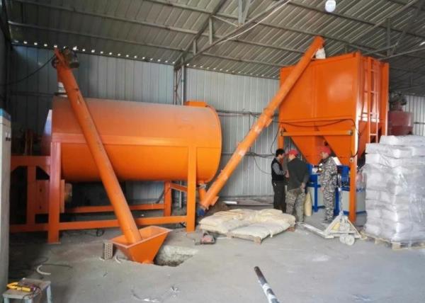 A linha de produção durável CE do almofariz da mistura seca de máquina de mistura da massa de vidraceiro da parede aprovou