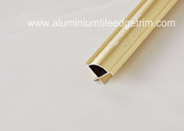 Round Edge Aluminium Tile Outside Corner Trim Profile Different Colors