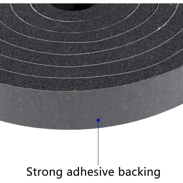 Self-Adhesive EVA Foam Insulation Tape White Weather Stripping Tape for Door Window Draught Excluder Anti-Collisi