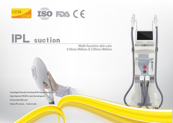 Multi Functional SHR Hair Removal Machine 8x40mm / 10x50mm OPT Spot Size
