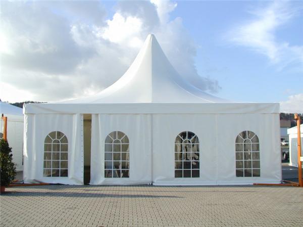 High Peak Structure Aluminium Pagoda Tent , Aluminium Frame Tent Clear Windows