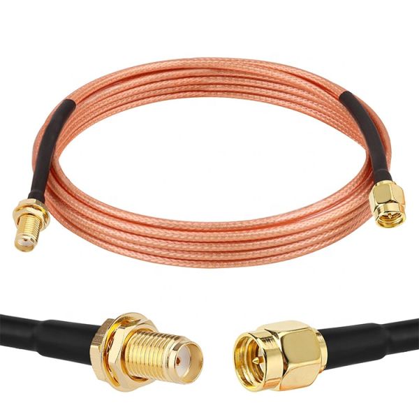RG316 Coaxial RF SMA Male to SMA Female Jumper Connector Antenna Extender Extension Cable for Wifi Ham Radio GPS