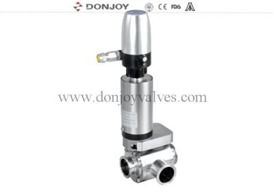 DONJOY Sanitary 3 Way L Type Butterfly Valves With  ILTOP21A31