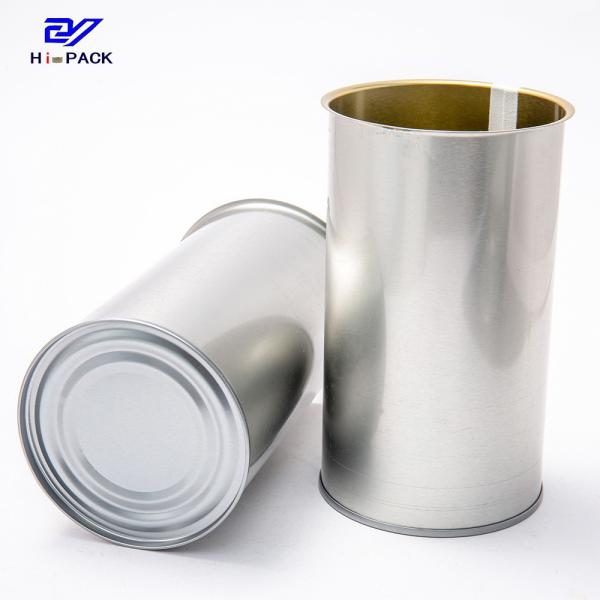 Tinplate Tall Tin Container 520ml Empty Catering Tins D73x131mm