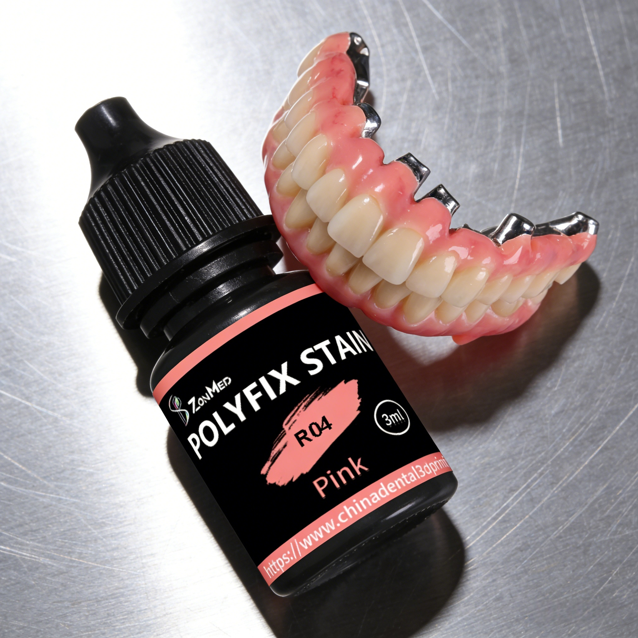 Curing time 30-60S Dental Lab Gum Shades Set Providing 20 Shades for Color Matching in Dental Prosthetic and Restoration Work