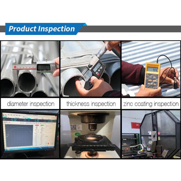 Tubo redondo de acero galvanizado laminado en frío 20 g/m2 - 275 g/m2 Tubos de acero personalizados DX51D+Z