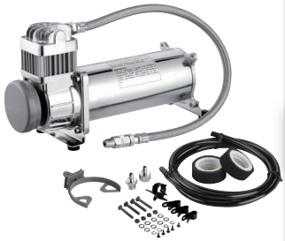 Chrome Car Ride Suspensión aérea de la bomba de ajuste de automóviles Dc 12V para vehículos todoterreno