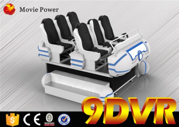 足の広がり/振動効果のゲーム センター10CBM 6.0KW 9D VRの映画館