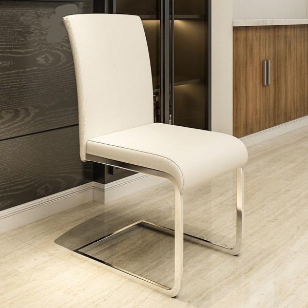 Wire Stainless Steel Frames Leather Banquet Modern Metal Chairs