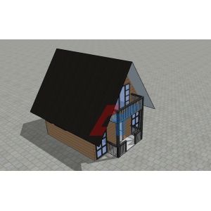 Villa moderne de luxe 6x6m 36 mètres carrés 2 étages maison en acier préfabriquée