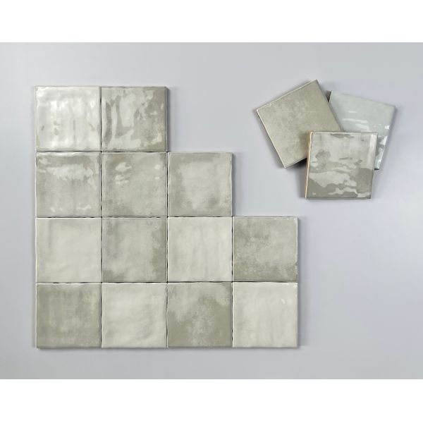 Blue Wear-Resistant 10x10cm Ceramic Wall Tiles For Kitchen And Bathroom
