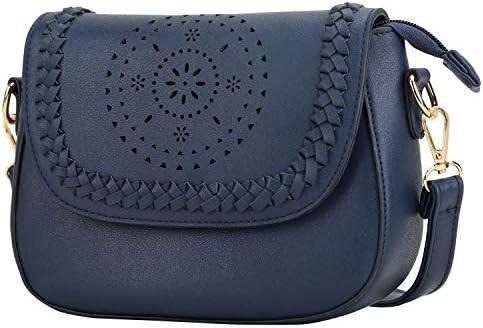 KKXIU Crossbody Bags for Women Hollow Purses with Adjustable Strap