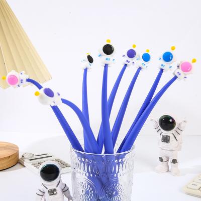 12PCS Cute Astronaut Shaking Gel Pens 0.5 Mm, Black Ink Gel Writing Pens For Office School Supplies Students Children Gift