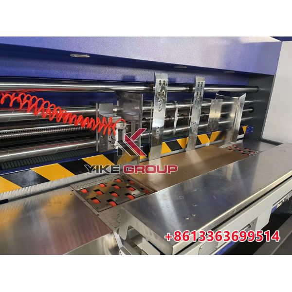 Yk-1228 Lead Edge Feeder Printer Slotter Die Cutter Machine For Corrugated Carton