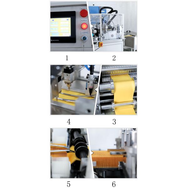 фильтр бумаги воздуха автомобиля 25m/Min плиссируя производственную линию панели машины регулируемую