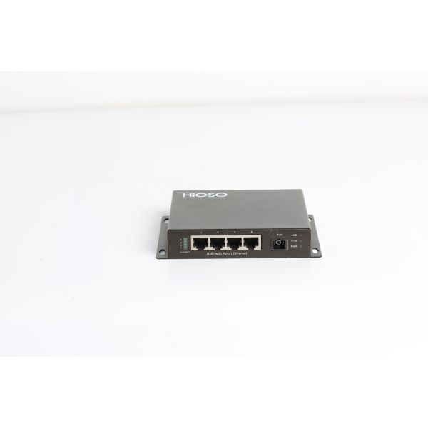 20km Transmission DC 12V 4 10/100M Ethernet Ports GPON ONU Device For FTTH OLT