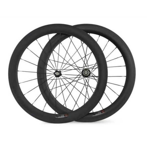 Light Electric Bike Parts 700c 60mm Carbon Road Bike Rim
