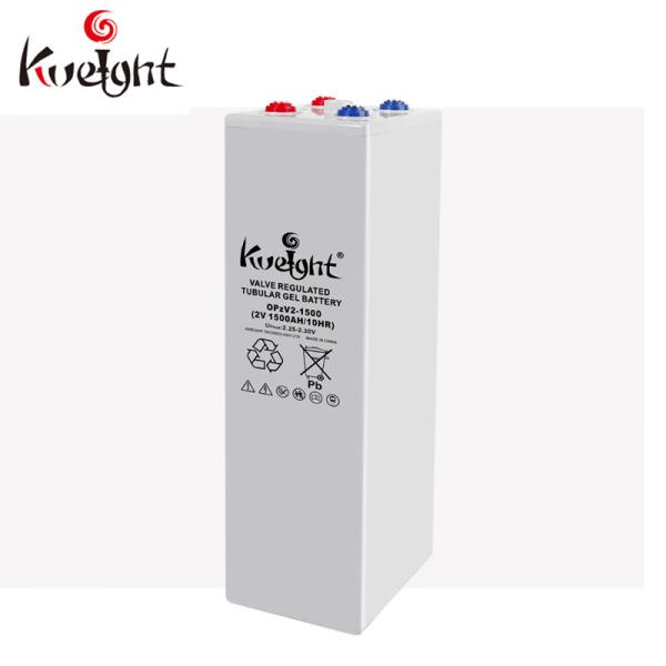 Opzv Tubular Gel Vrla Battery 1500ah 2v For Solar Panel Battery System
