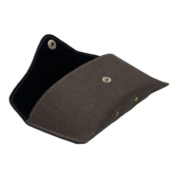 Odm Portable Durable Women Men Horizontal Slim Leather Case