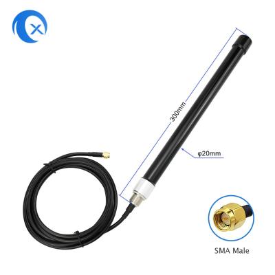 Omni Directional Outdoor Waterproof 4G Base Station Fiberglass Antenna with LMR195 SMA connector