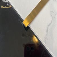 Équilibre de tuile de Matt Gold Finished Stainless Steel pour la norme faisante le coin de gigaoctet de profil en métal