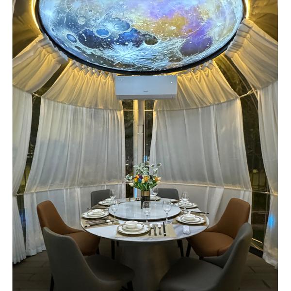 9.6M2 Dining Bubble Tent Polycarbonate Aluminum Garden Room Prefab Homehouse