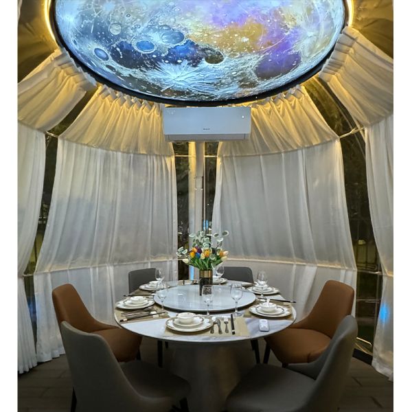 9.6M2 Dining Bubble Tent Polycarbonate Aluminum Garden Room Prefab Homehouse