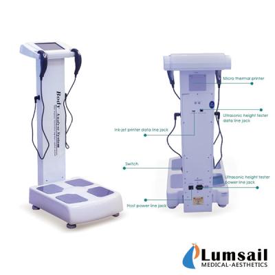 Máquina da análise da composição do corpo do tela táctil, máquina da porcentagem da gordura corporal
