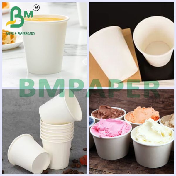 190g 210g Disposable Hot Drink Cup Roll Paper 15g PE Coated