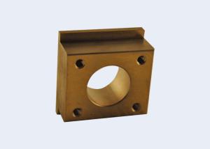 Long Life Self Lube Wear Plates , Brass Wear Plate Insensitive To Impact Stress