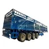 Feichi 4 Axles Heavy Transport Cargo High Side Fence Semi Trailer Fence Flatbed Truck Trailer Fence Cargo Semi Truck Trailer