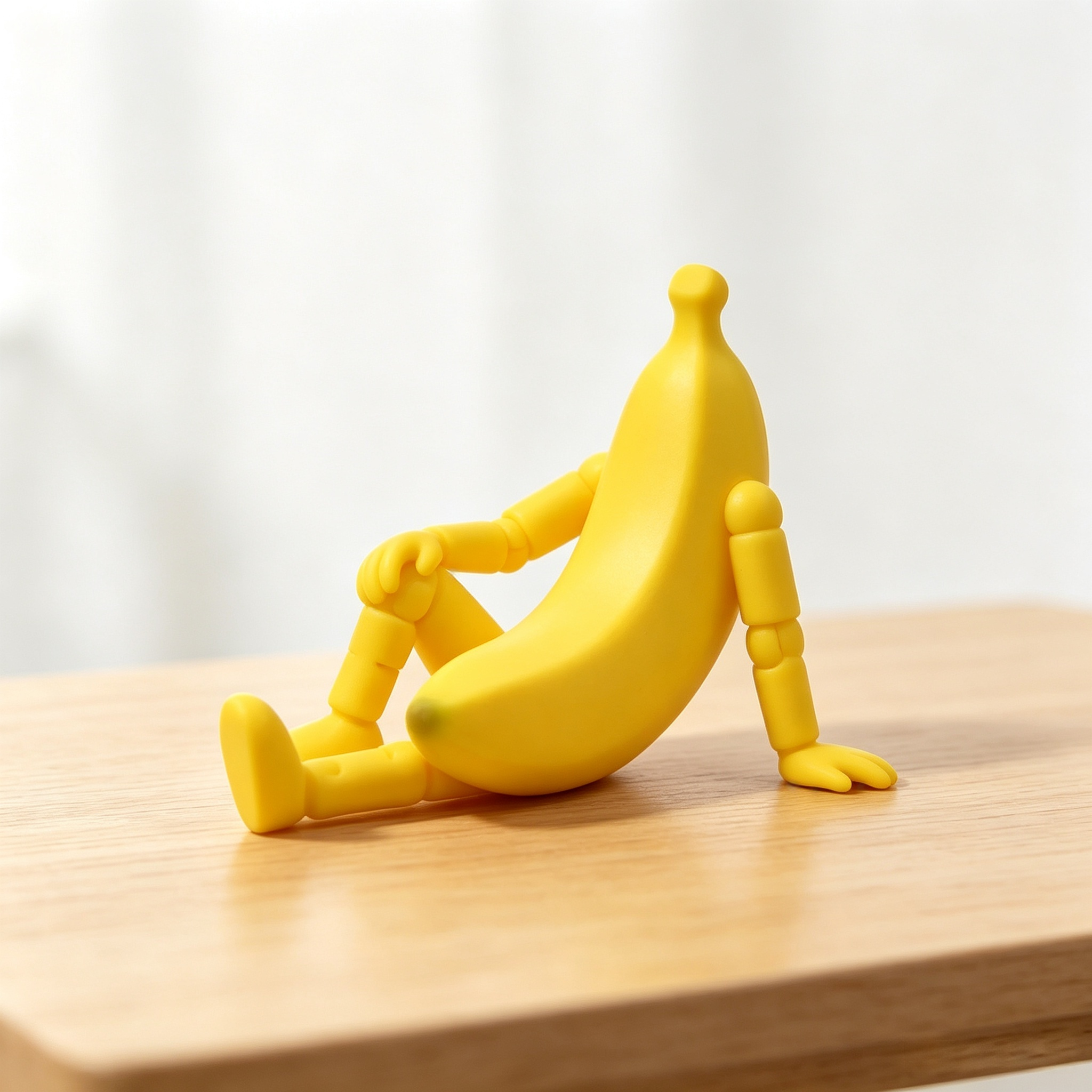 Custom Hue 3d Printing Articulated Action Figures Movable Joints Unique Banana Shape Toys