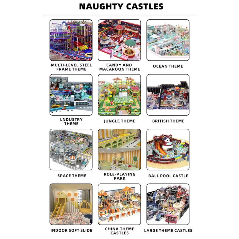 Indoor Naughty Castle Family Naughty Fort Friendships Commercial Play Equipment