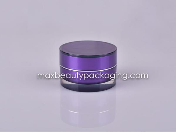 HOT SALE top quality PMMA cream jar 15g 30g 50g plastic cream jar acrylic plastic cream jar cosmetic packaging