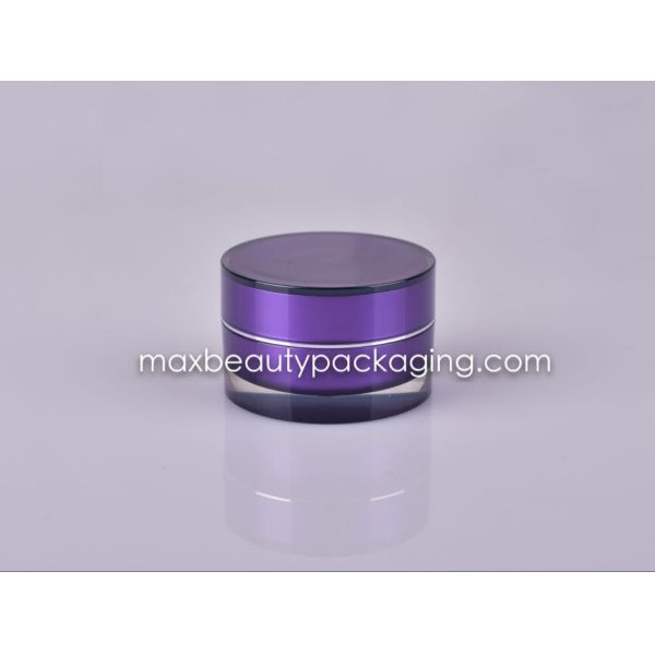 HOT SALE top quality PMMA cream jar 15g 30g 50g plastic cream jar acrylic plastic cream jar cosmetic packaging