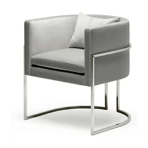 Custom Restaurant Cafe Metal Dine Armchair Dining Room Furniture