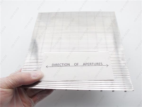 High Strength ID 100mm 2mm Slot Wedge Wire Filter , V Wire Screen For Cornstarch