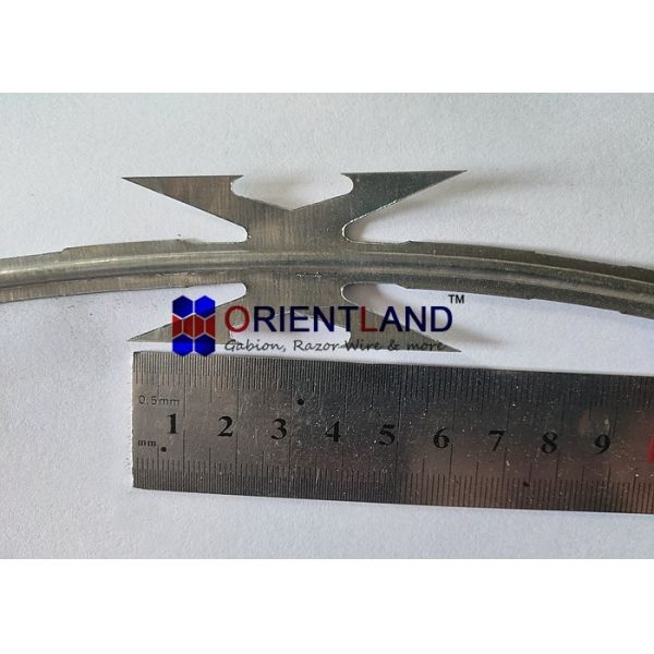 Sharp Helical Cbt60 Galvanized Concertina Wire Hot Rich Galvanized Steel