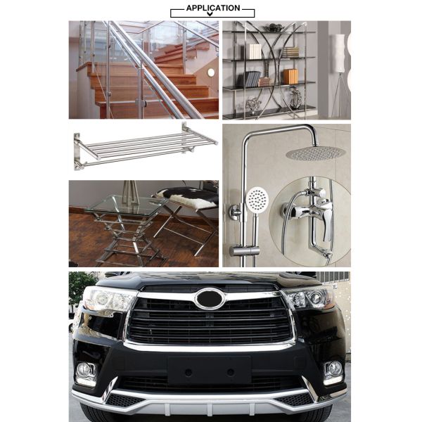 Сваренная нержавеющей сталью трубка нержавеющей стали поверхности зеркала трубы 201 АСТМ А554 ТП201