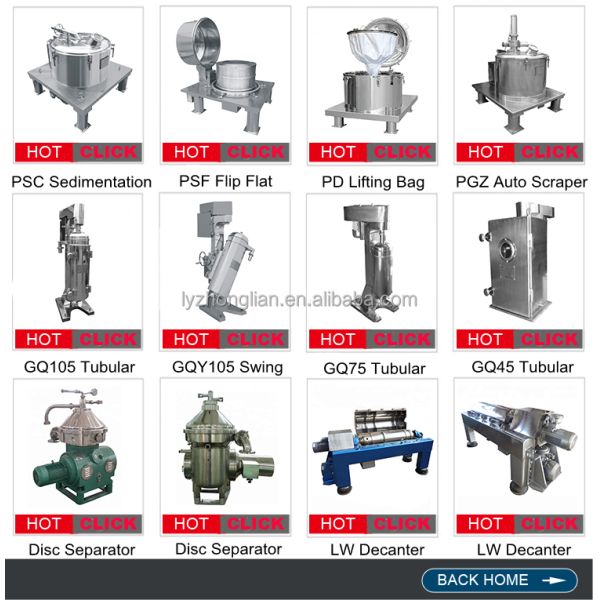 500*400*1200 мм Размер Трубчатая кувшинная центрифуга для оборудования химической техники 500 л/ч