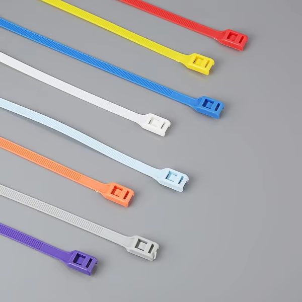 Durable Colour Cable Ties Secure Temperature Tolerant Tear Resistance
