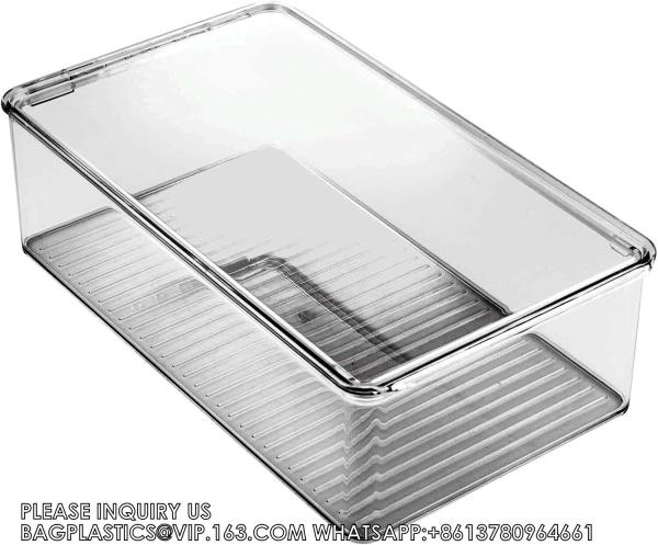 Organizer Bins- MultiPurpose & Versatile Stackable Cabinet Organizers Cosmetics, Laundry, Office Supplies