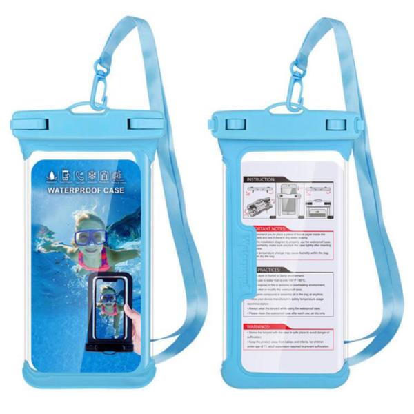 IPX8 TPU IPhone 12/12 Pro Plastic  Mobile Phone Dry Bag 21.5cmx12cm