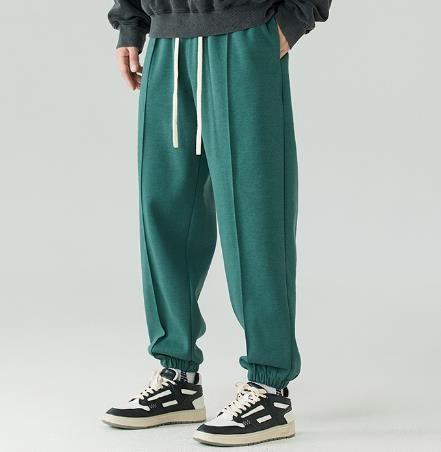Oem Clothing Manufacturer China Casual Sports French Terry 52% Cotton 48% Polyetser Men Joggers Sweatpants