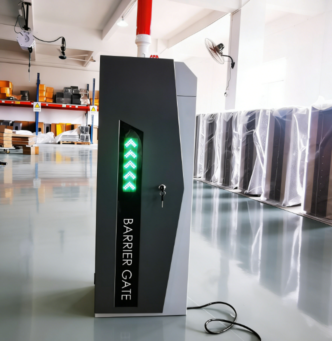 Boom Automatic Intelligent  Car Park Barrier Arm Barrier With Traffic LED Light